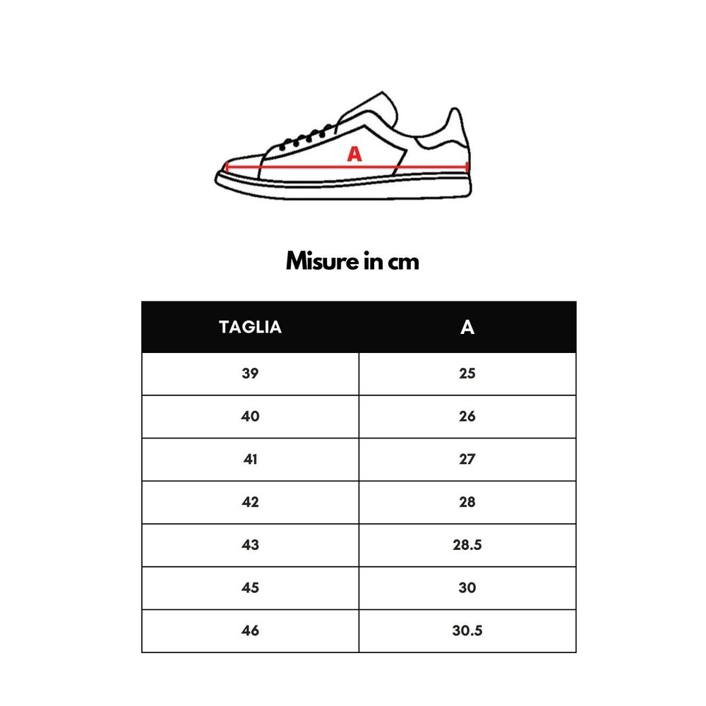 P448 Μαύρο Δερμάτινο Sneaker Scamociata