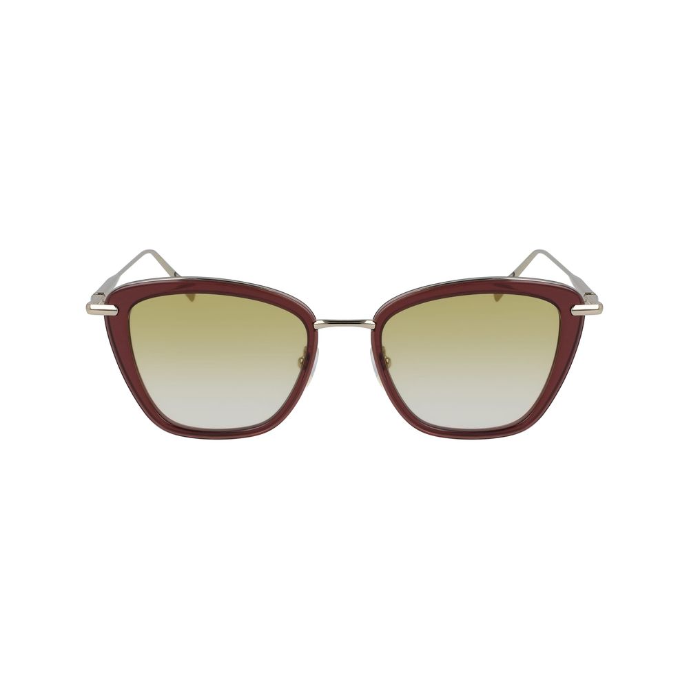 Longchamp Red Metal Sunglasses