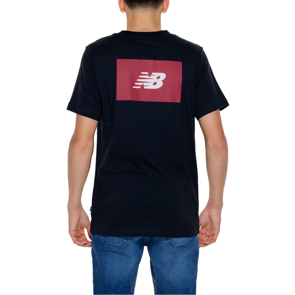 New Balance Μαύρο Βαμβακερό T-Shirt