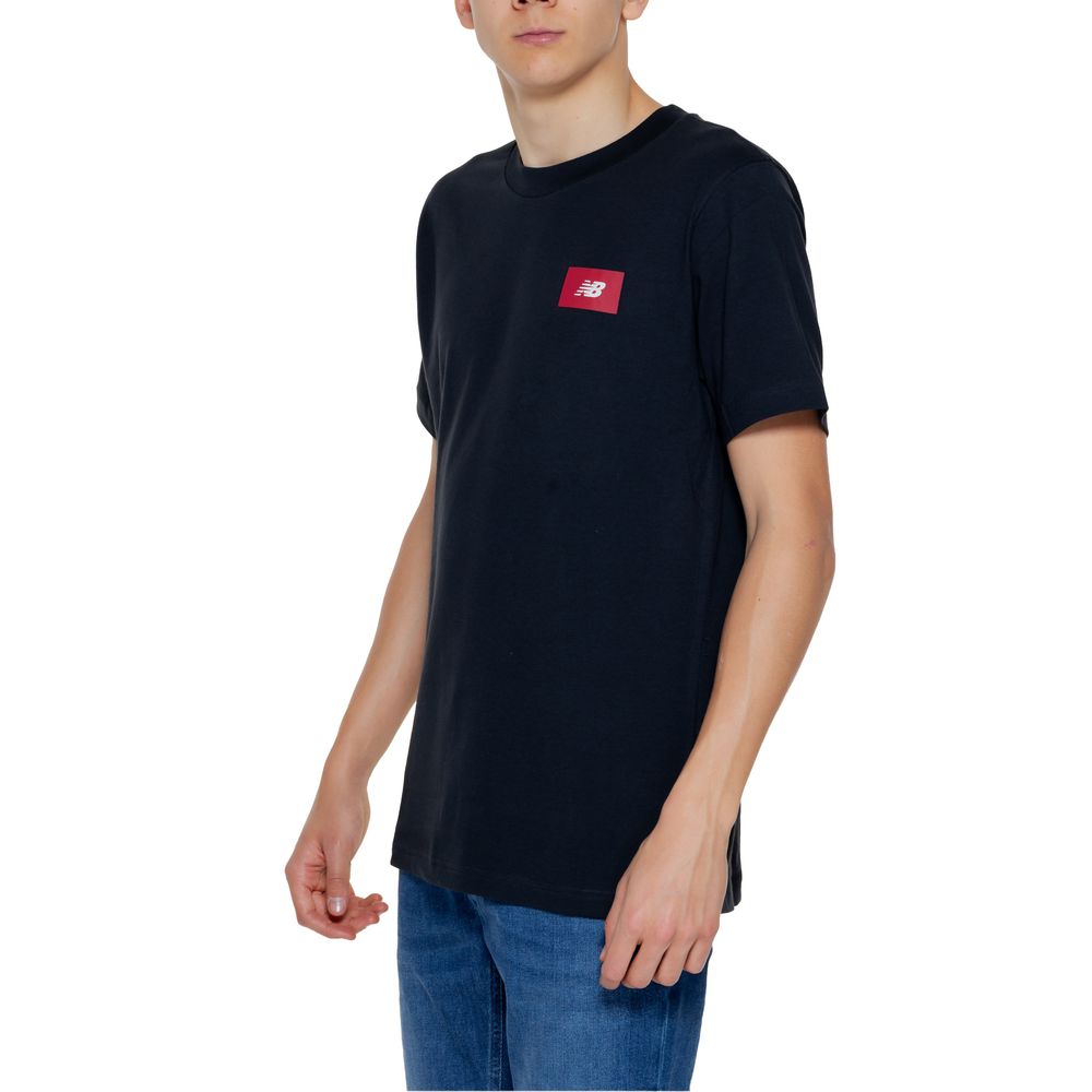 New Balance Μαύρο Βαμβακερό T-Shirt