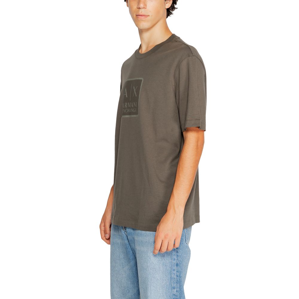 Armani Exchange Πράσινο Βαμβακερό T-Shirt