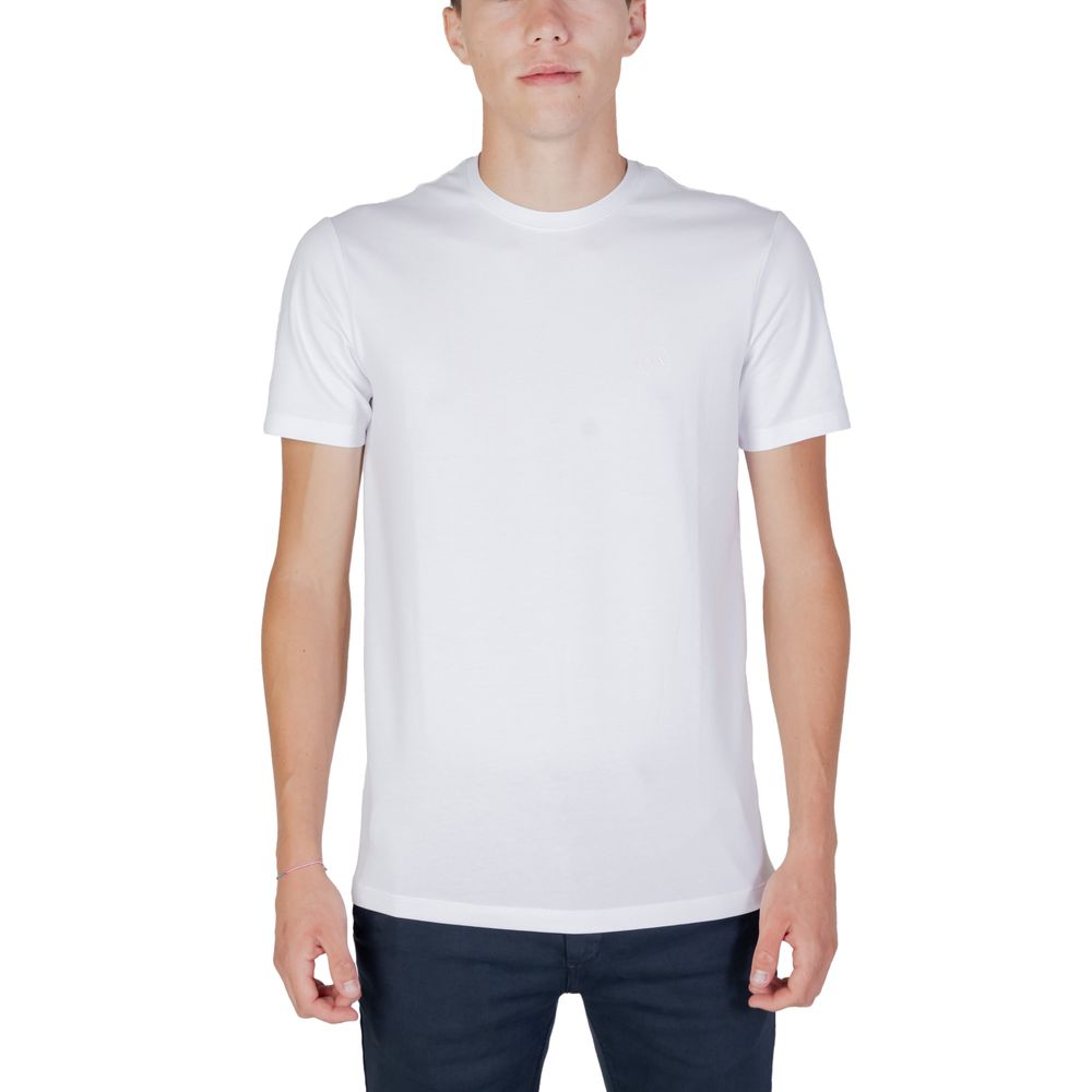 Armani Exchange Λευκό Βαμβακερό T-Shirt