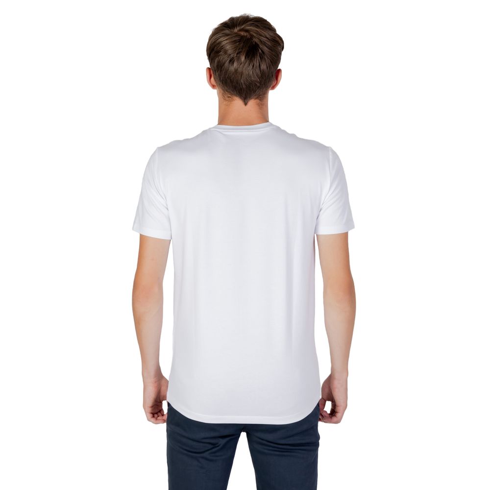 Armani Exchange Λευκό Βαμβακερό T-Shirt