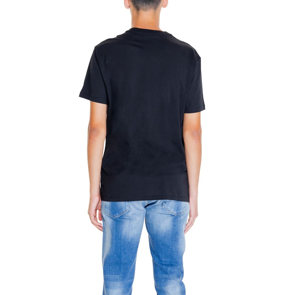 Armani Exchange Μπορντώ Βαμβακερό T-Shirt