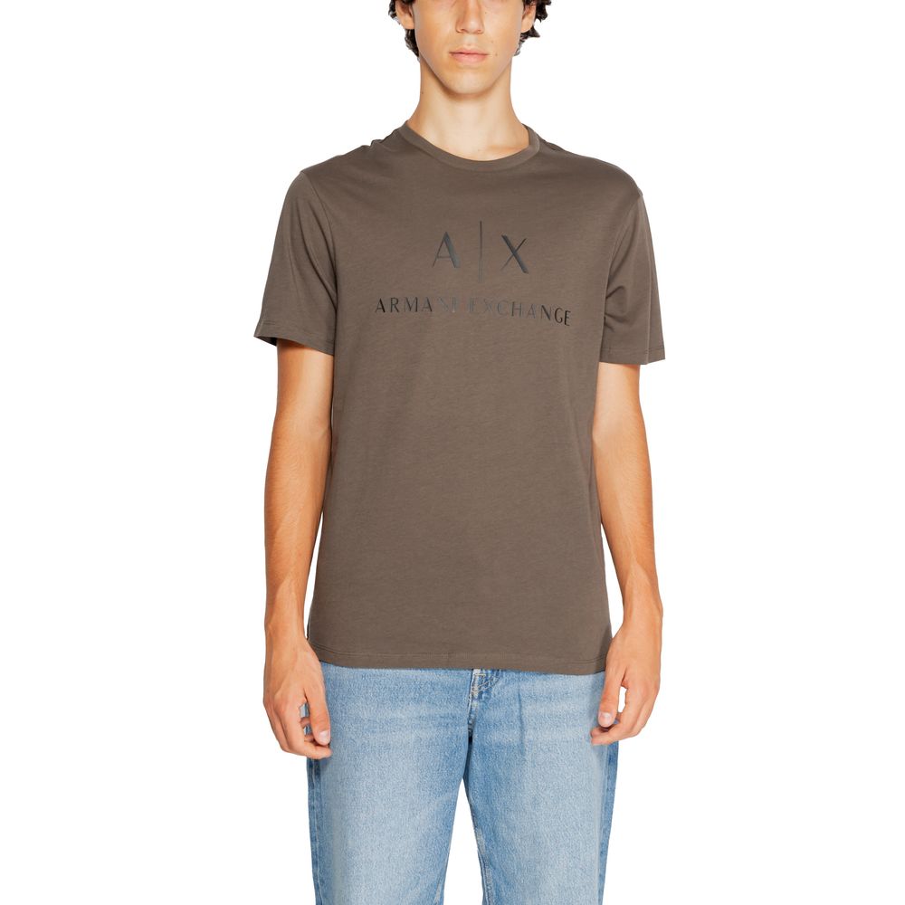 Armani Exchange Πράσινο Βαμβακερό T-Shirt