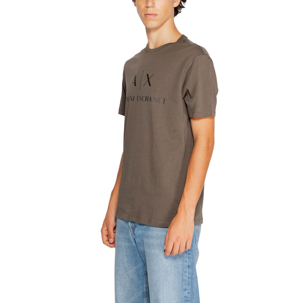 Armani Exchange Πράσινο Βαμβακερό T-Shirt