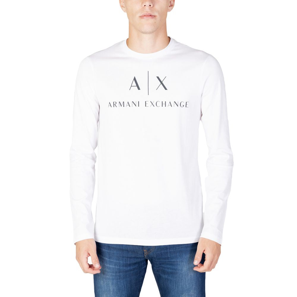 Armani Exchange Λευκό Βαμβακερό Πουκάμισο