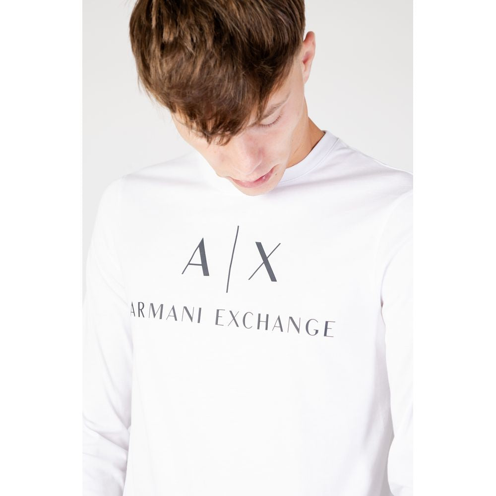 Armani Exchange Λευκό Βαμβακερό Πουκάμισο