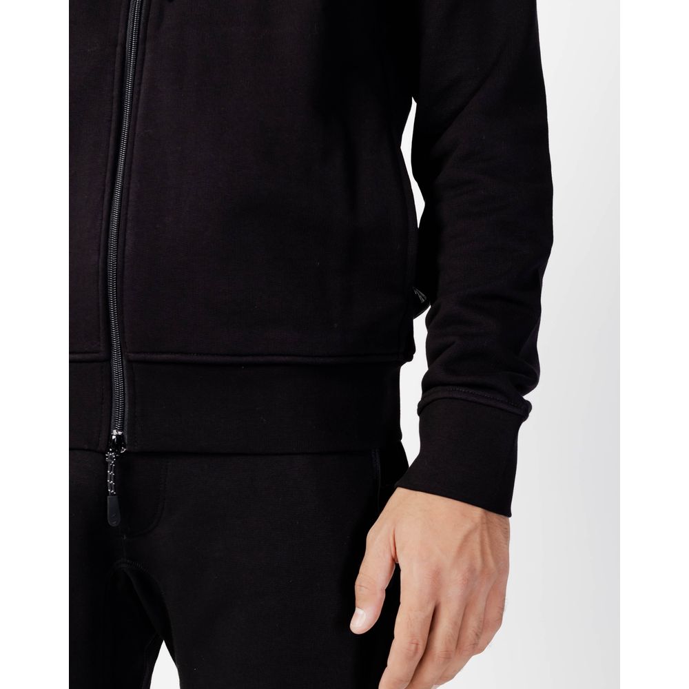 Armani Exchange Black Cotton Sweater