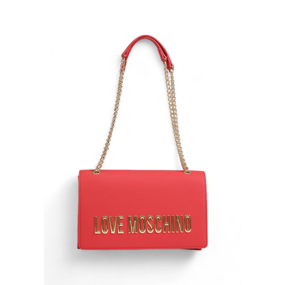 Love Moschino Κόκκινη Πολυαιθυλενική Τσάντα