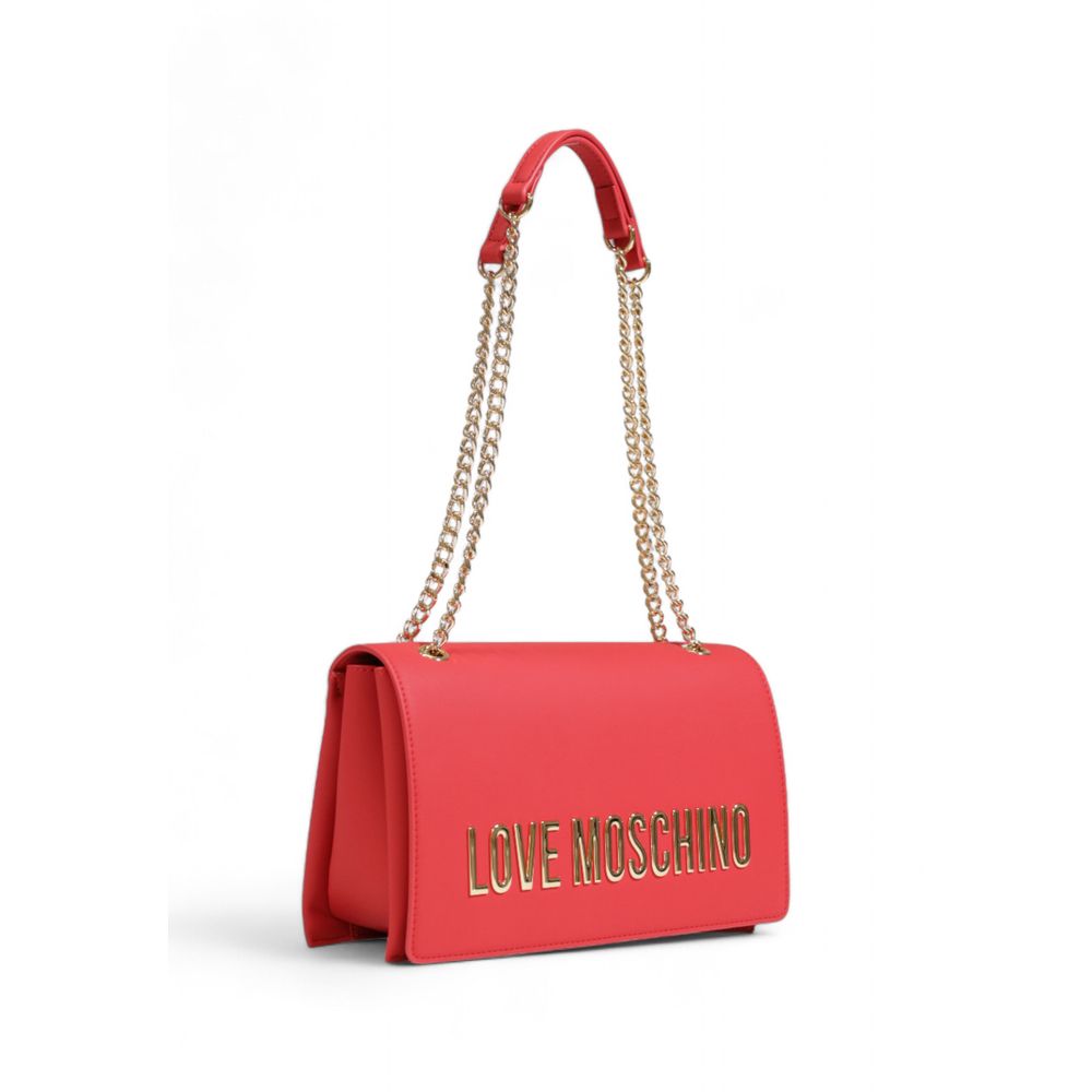 Love Moschino Κόκκινη Πολυαιθυλενική Τσάντα