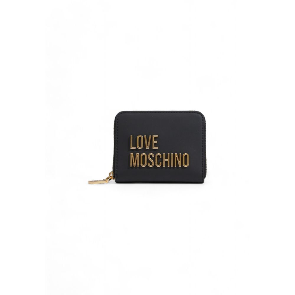 Love Moschino Μαύρο Πορτοφόλι Πολυαιθυλενίου