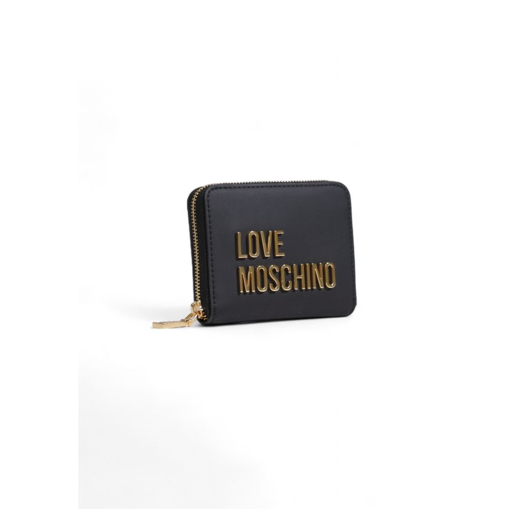 Love Moschino Μαύρο Πορτοφόλι Πολυαιθυλενίου