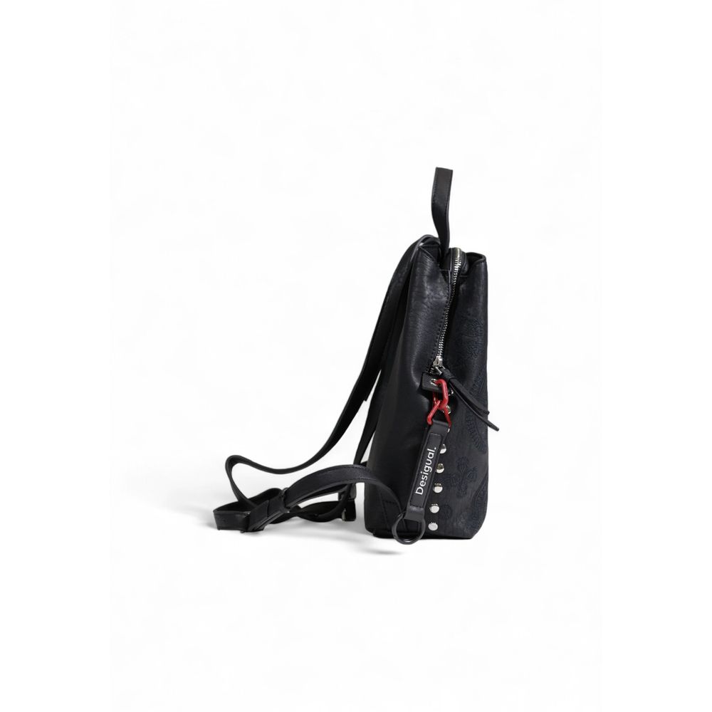 Desigual Black Polyethylene Backpack