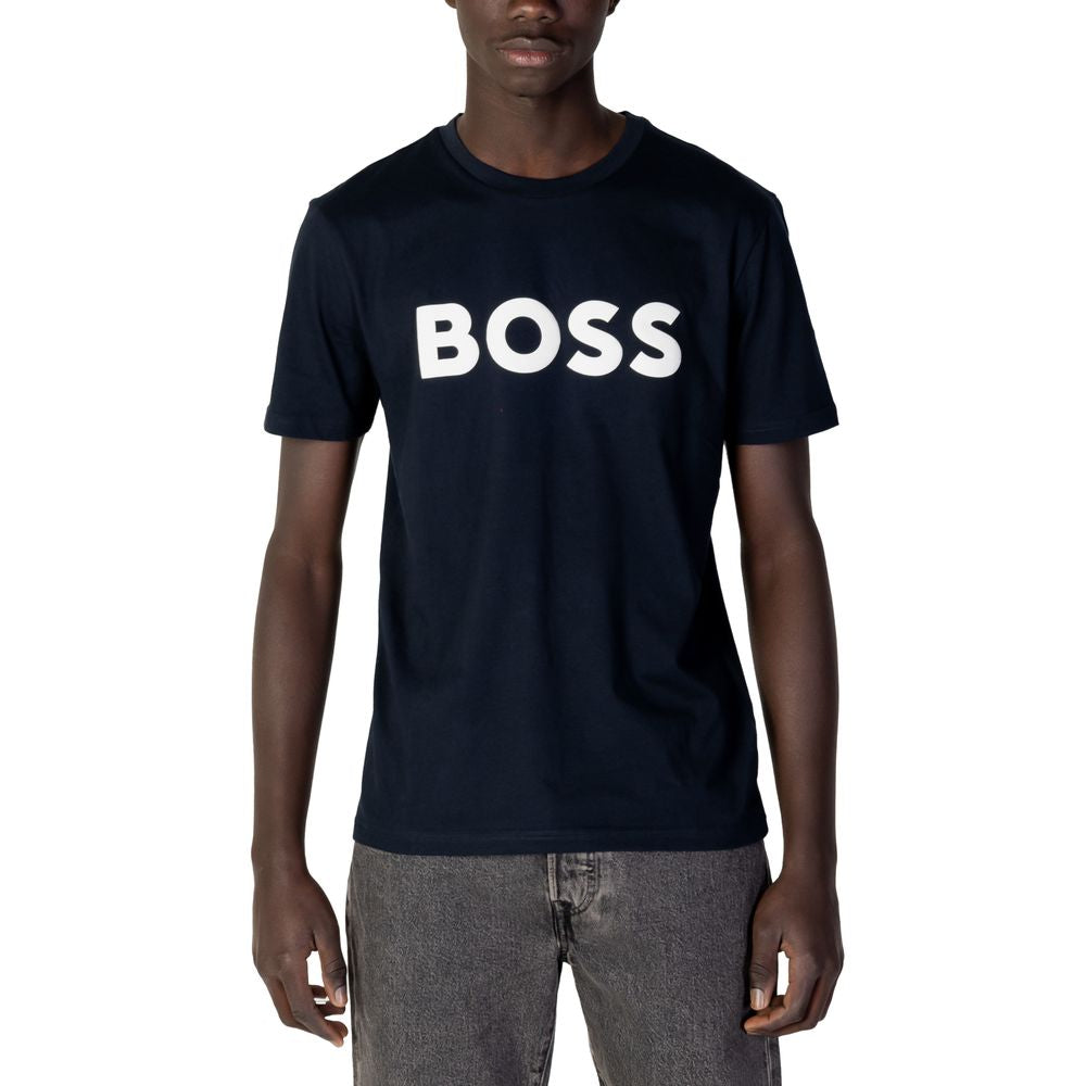 Μπλουζάκι Hugo Boss Blue Cotton