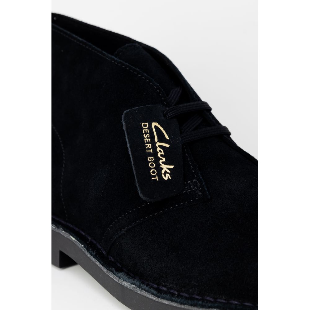 Clarks Μαύρη Δερμάτινη Μπότα