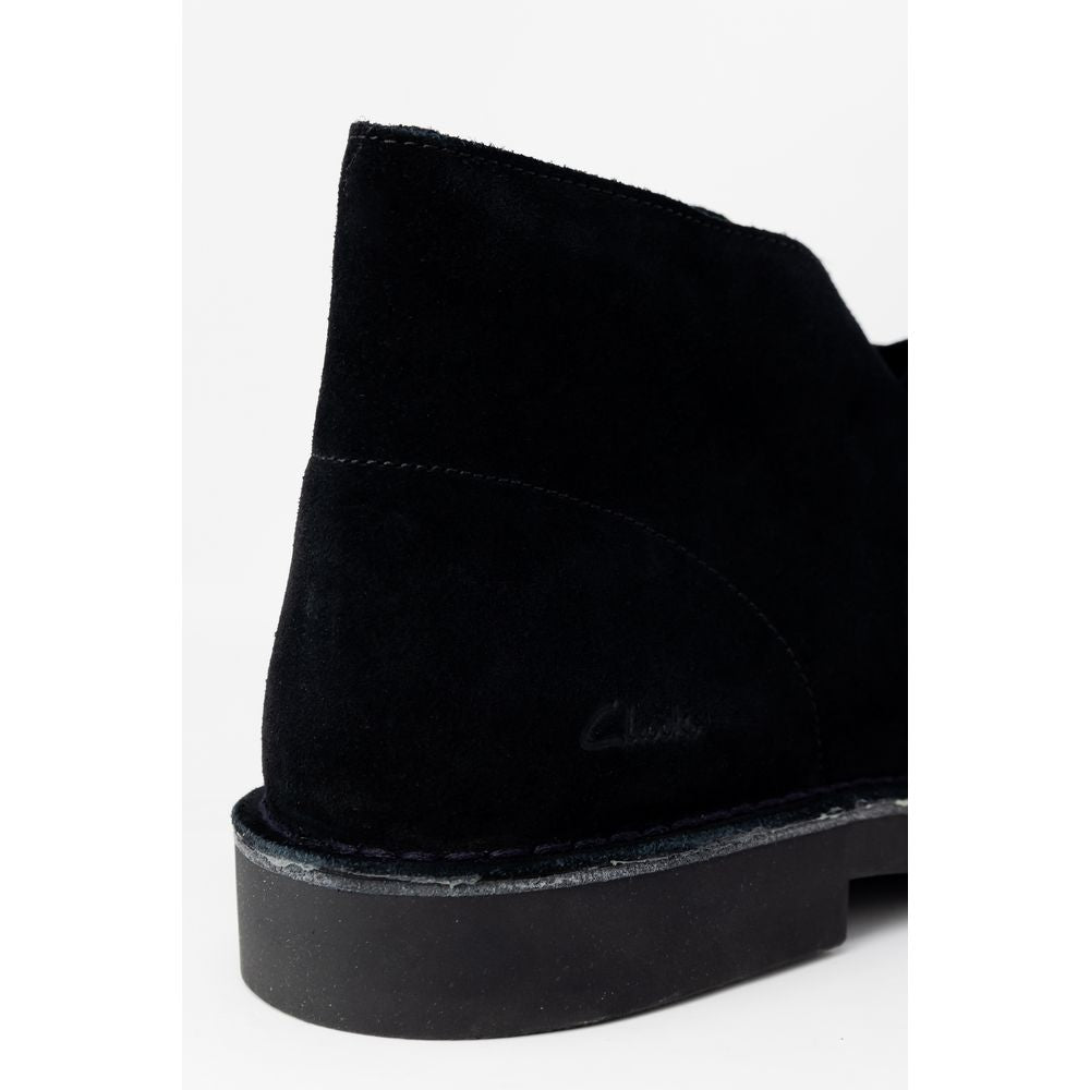 Clarks Μαύρη Δερμάτινη Μπότα