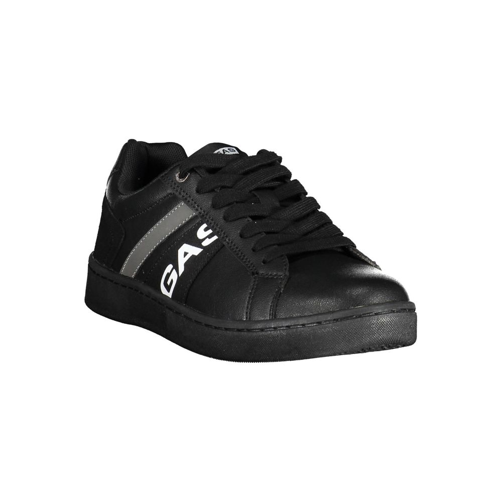 Gas Black Sneaker από Τεχνητό Δέρμα