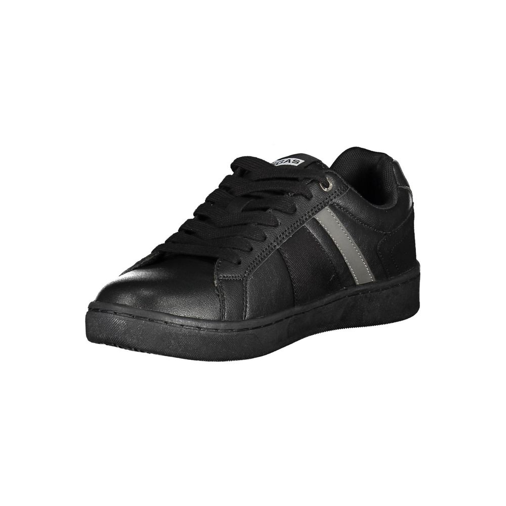 Gas Black Sneaker από Τεχνητό Δέρμα