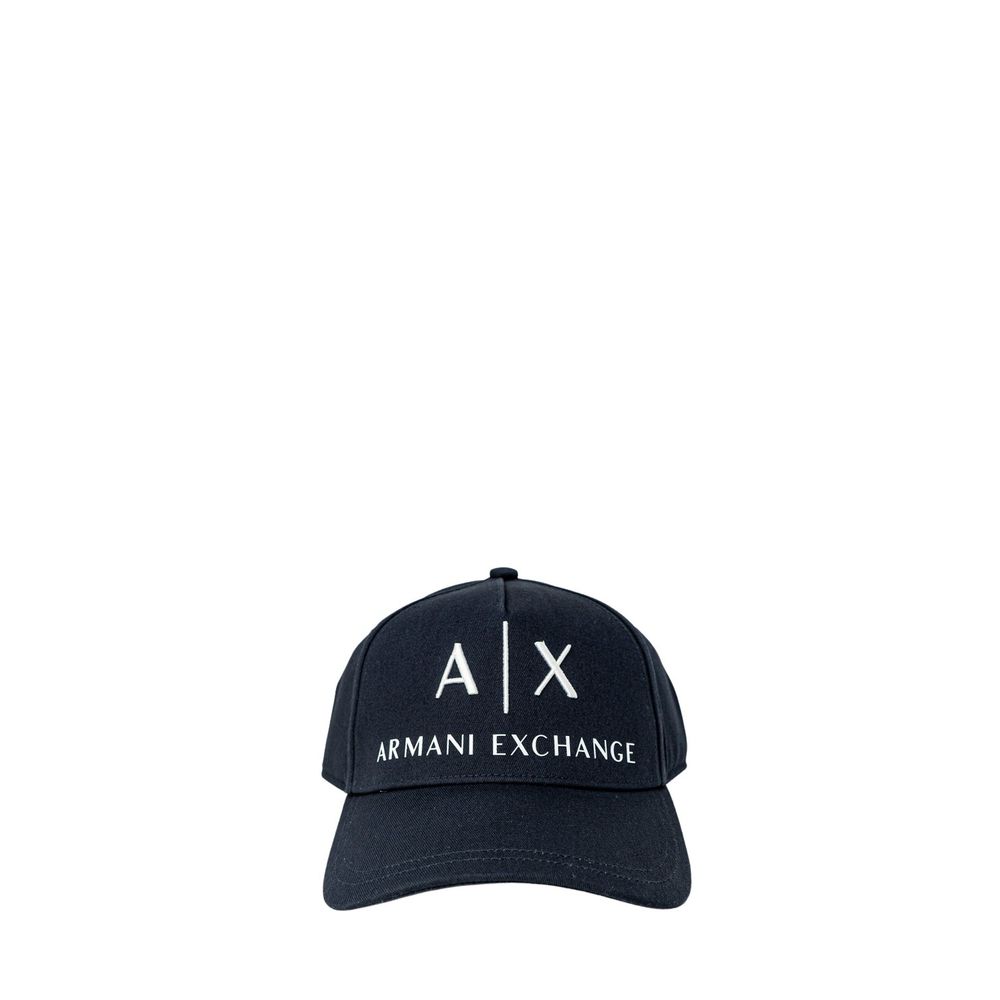 Μπλε Βαμβακερά Καπέλα & Σκούφοι Armani Exchange