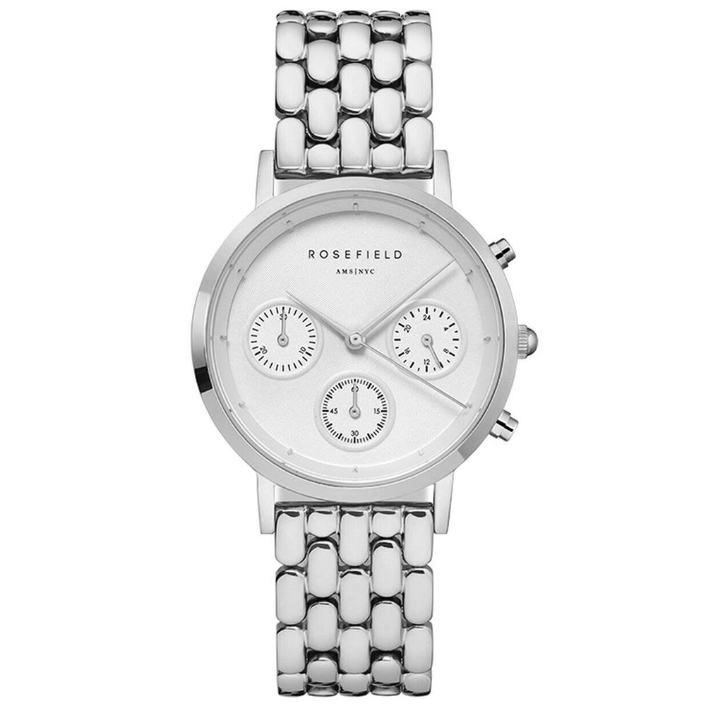 Rosefield Silver Steel Watch