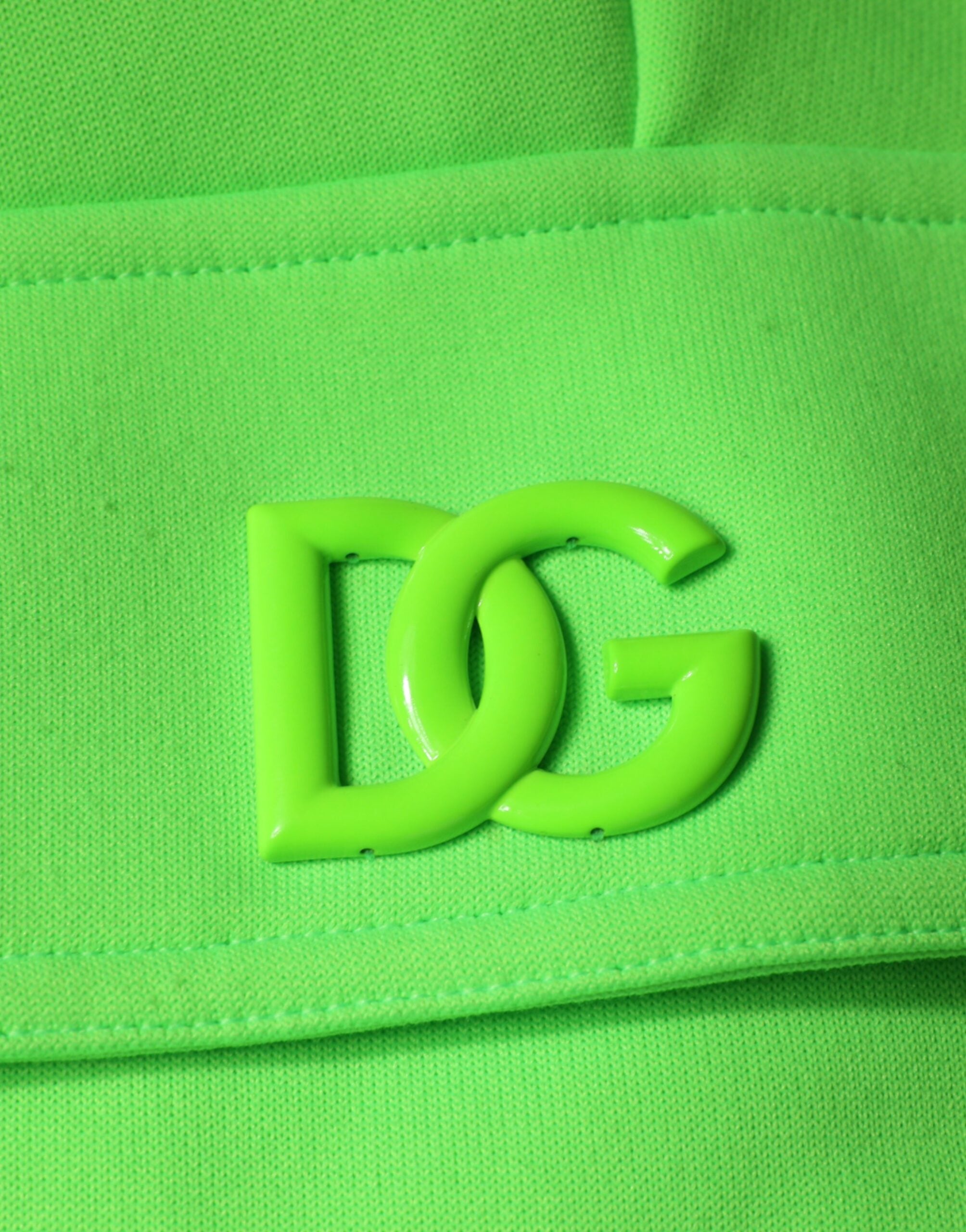 Dolce & Gabbana Neon Green Πολυεστερικά Κάρκο Jogger Παντελόνια Sweatpants