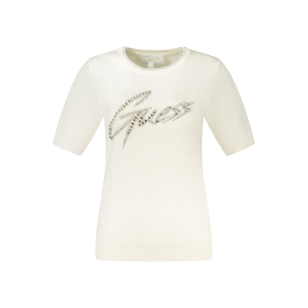 Guess Jeans White Viscose Women Sweater