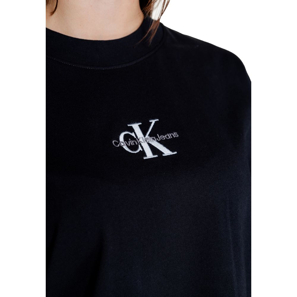 Calvin Klein Jeans Μαύρο Βαμβακερό Top & T-Shirt