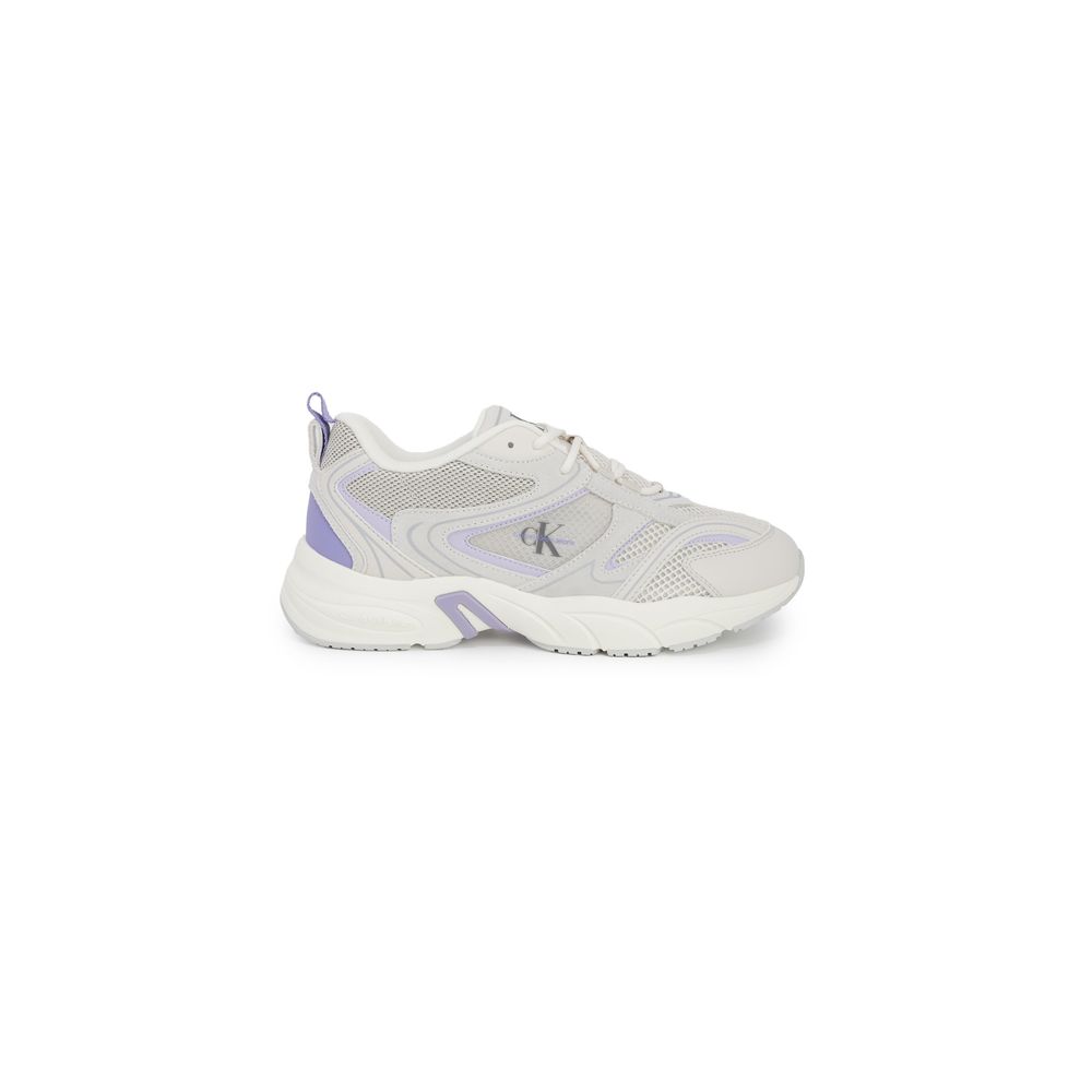 Calvin Klein Μοβ Δερμάτινα Sneakers