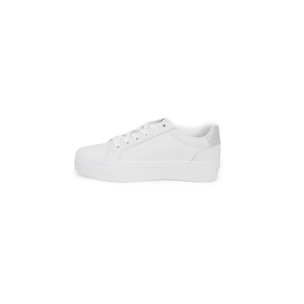 Calvin Klein Ασημένιο Δερμάτινο Sneaker