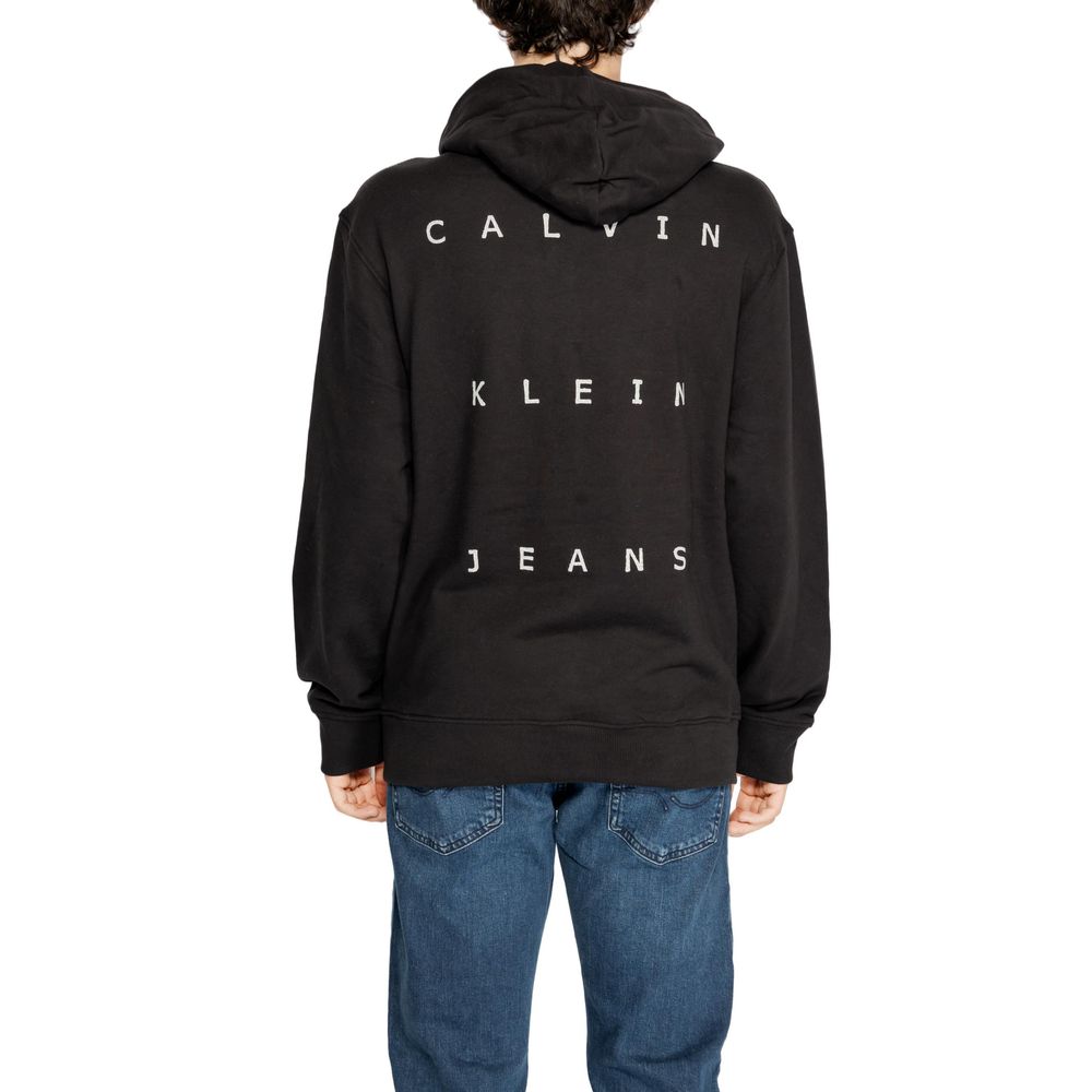 Calvin Klein Jeans Μαύρο Πουλόβερ από Βαμβάκι Rigenerato