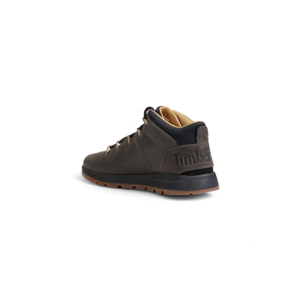 Timberland Gray Recycled Leather Sneaker