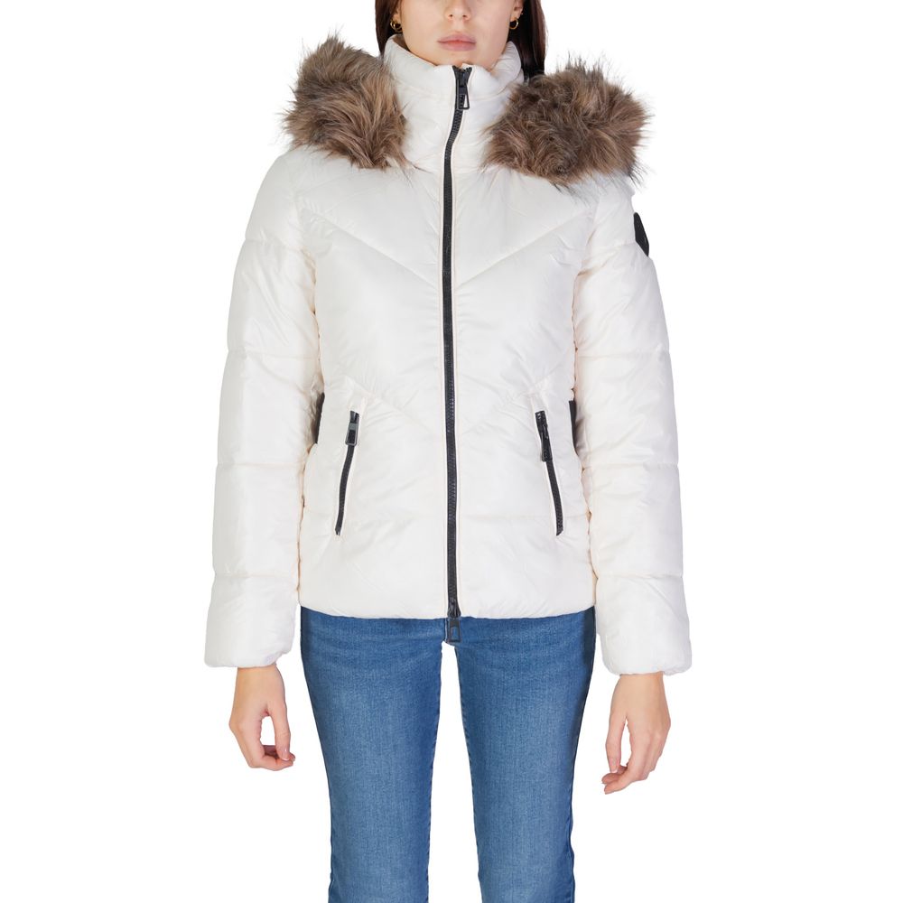 Only Cream Polyamide Jackets & Coat