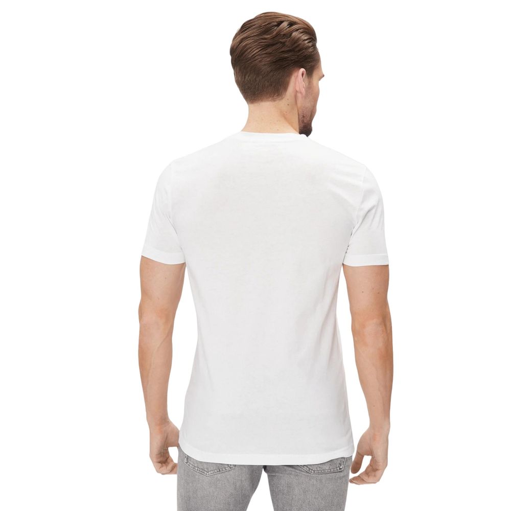 Calvin Klein Jeans Λευκό Βαμβακερό T-Shirt