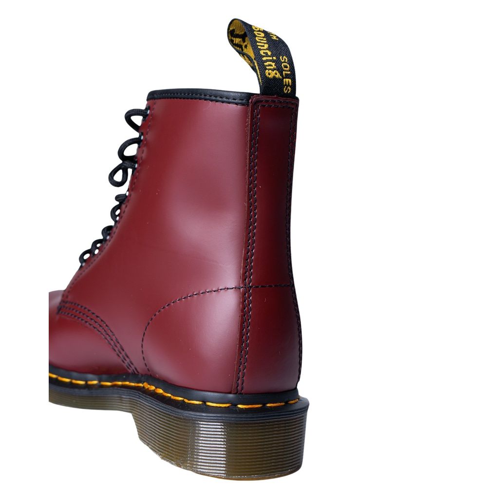 Dr. Martens Μπορντό Δερμάτινη Μπότα