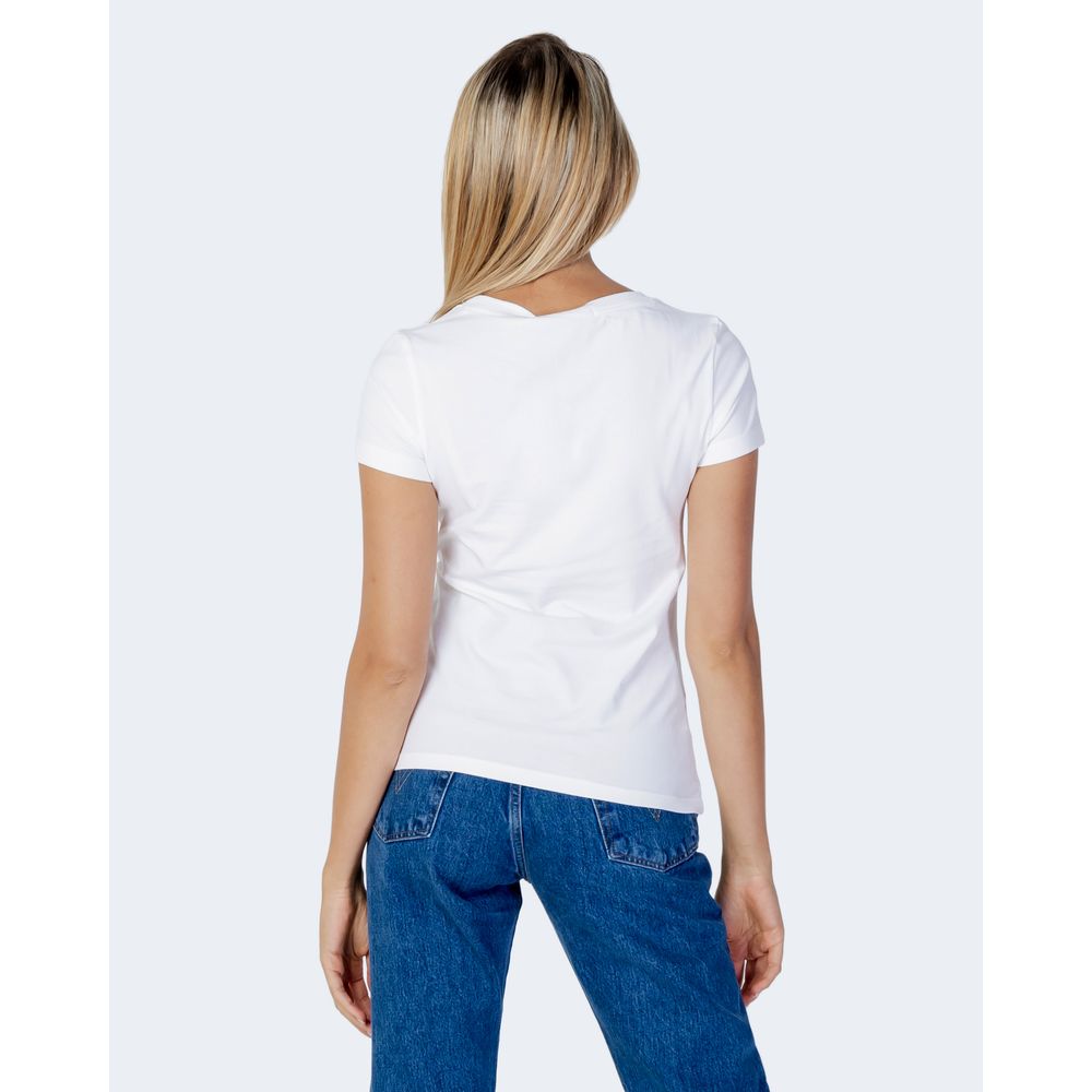 Calvin Klein Jeans Λευκές Βαμβακερές Μπλούζες & T-Shirt