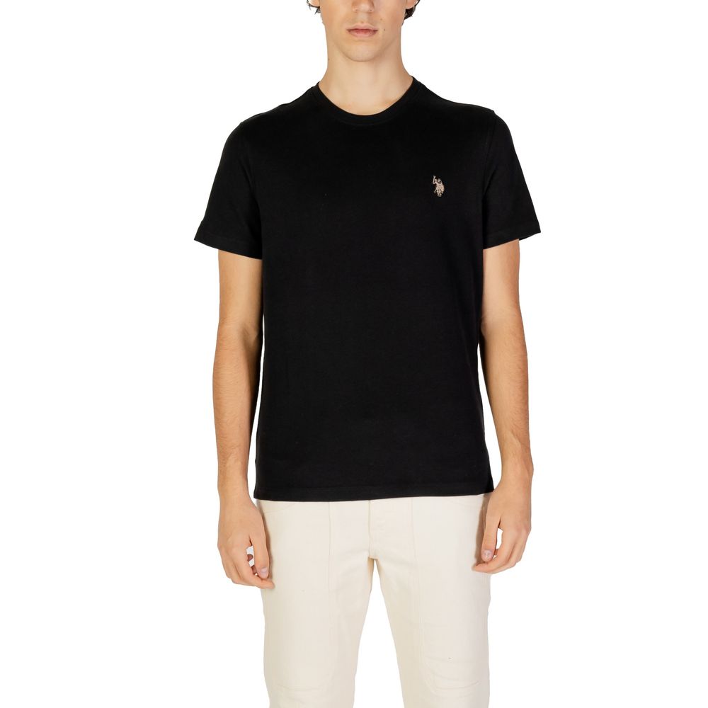 U.S. POLO ASSN. Μαύρο Βαμβακερό T-Shirt