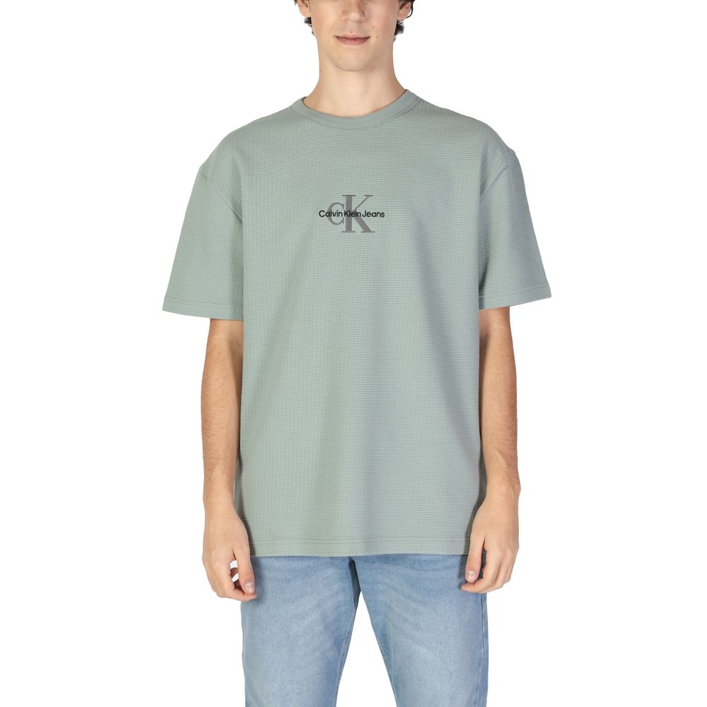 Calvin Klein Jeans Πράσινο Cotton Rigenerato T-Shirt