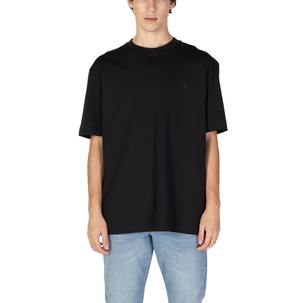 Calvin Klein Jeans Μαύρο Cotton Rigenerato T-Shirt