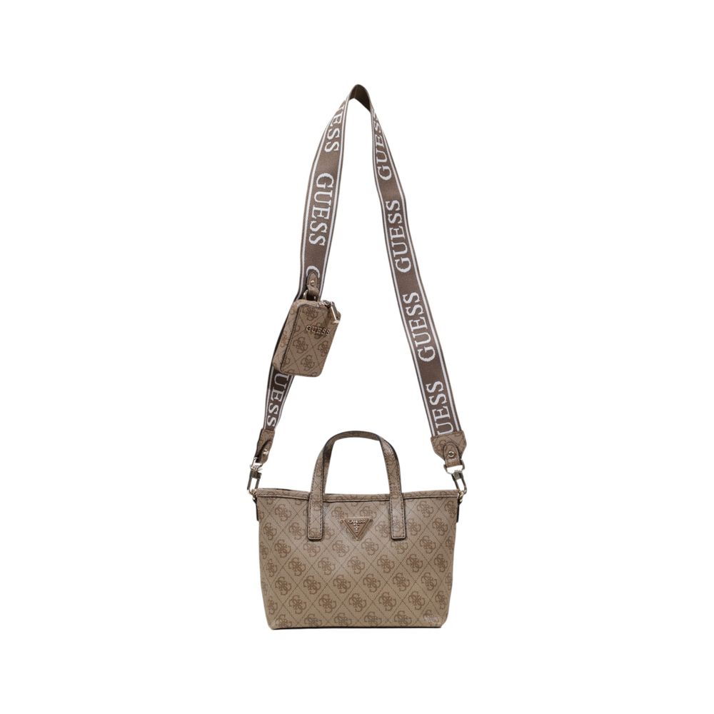 Τσάντα Guess Beige Polyethylene