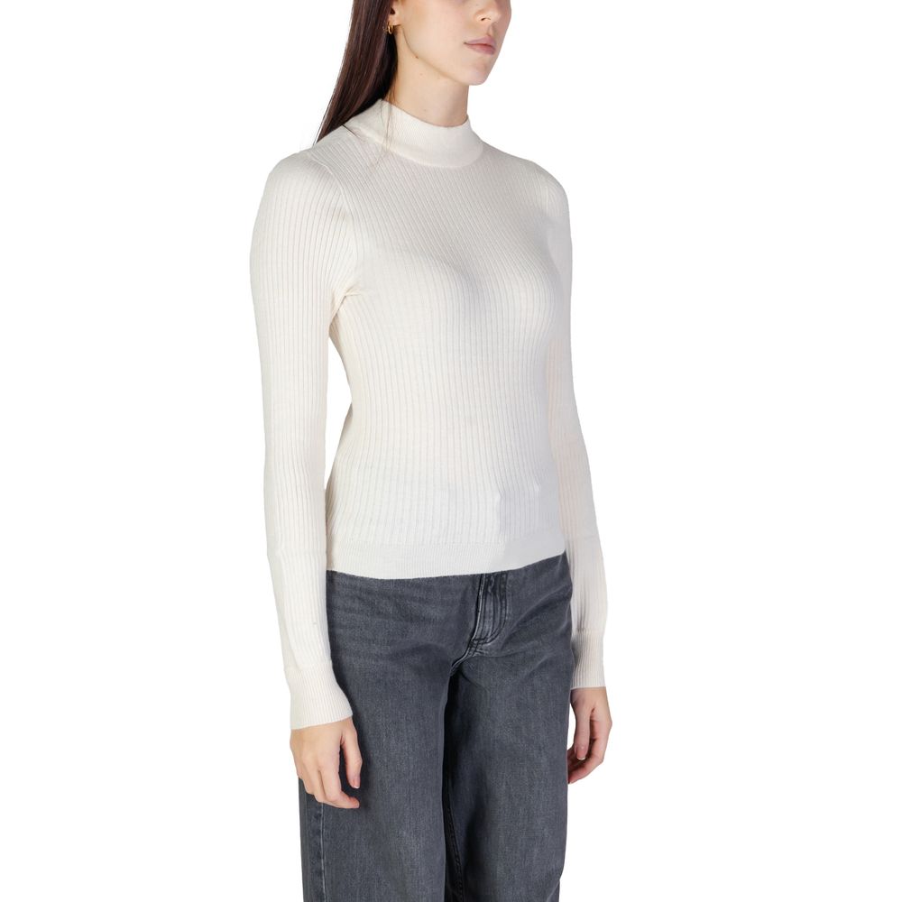 Only Cream Viscose Sweater