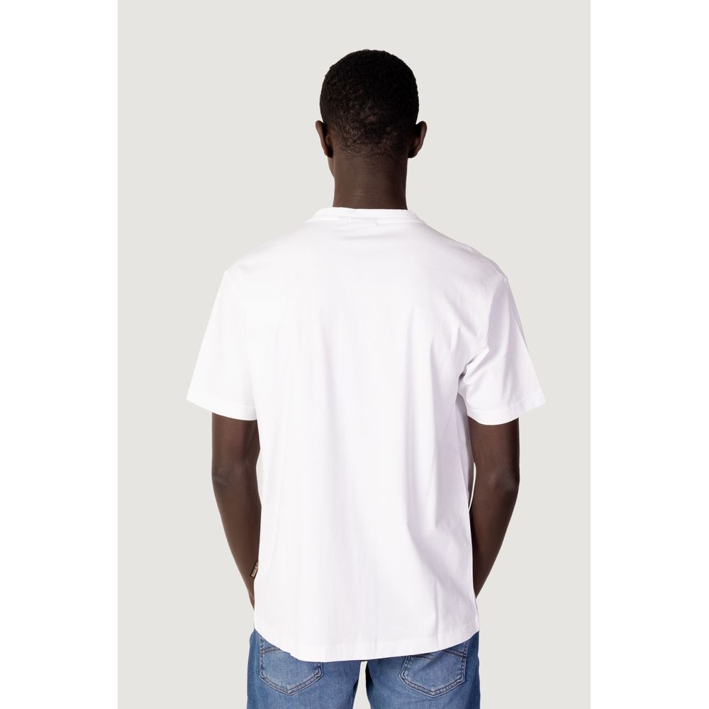 Napapijri White Cotton T-Shirt