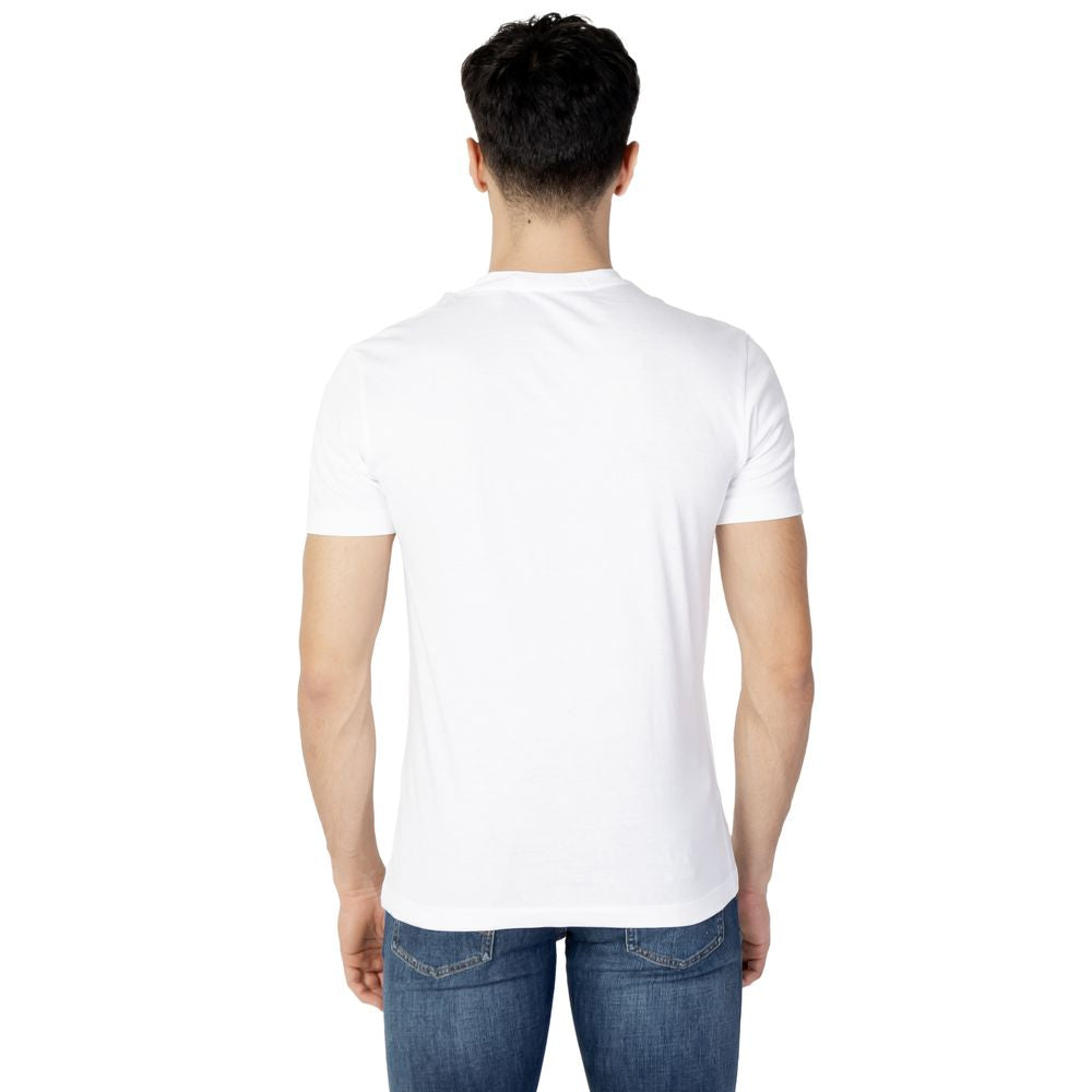 Calvin Klein Jeans Λευκό Βαμβακερό T-Shirt