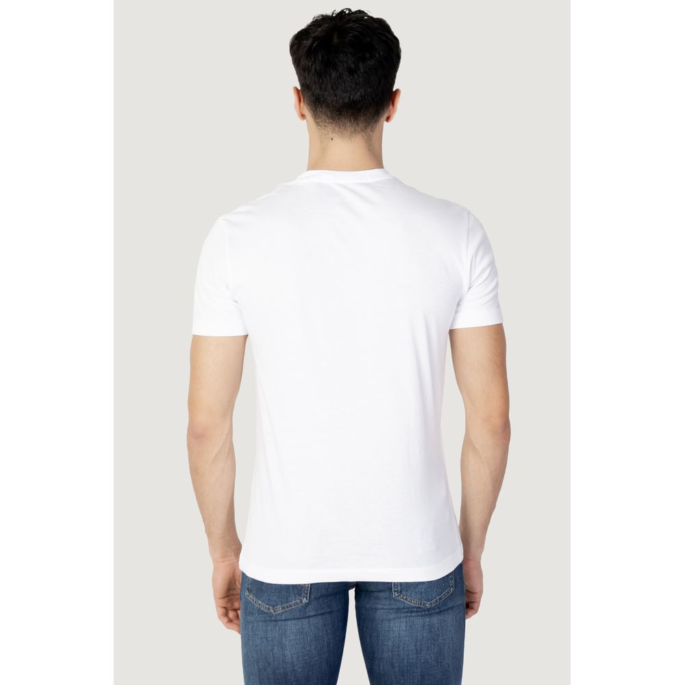 Calvin Klein Jeans Λευκό Βαμβακερό T-Shirt