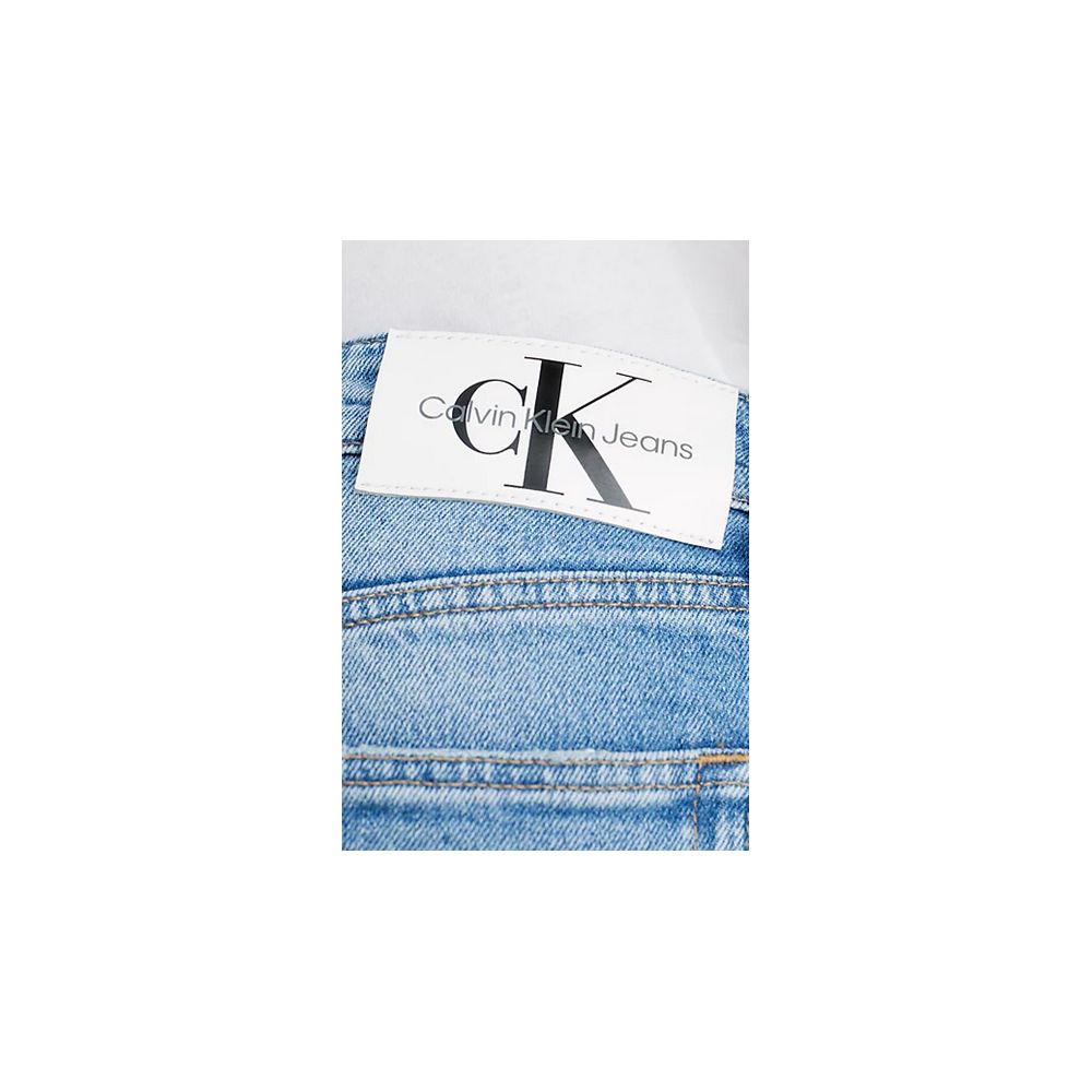 Calvin Klein Jeans Μπλε Οργανικό Βαμβακερό Τζιν & Παντελόνι