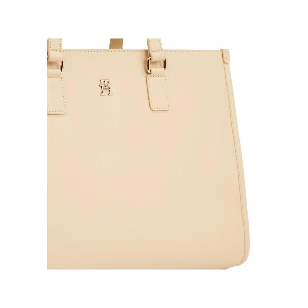 Tommy Hilfiger Beige Polyethylene Handbag