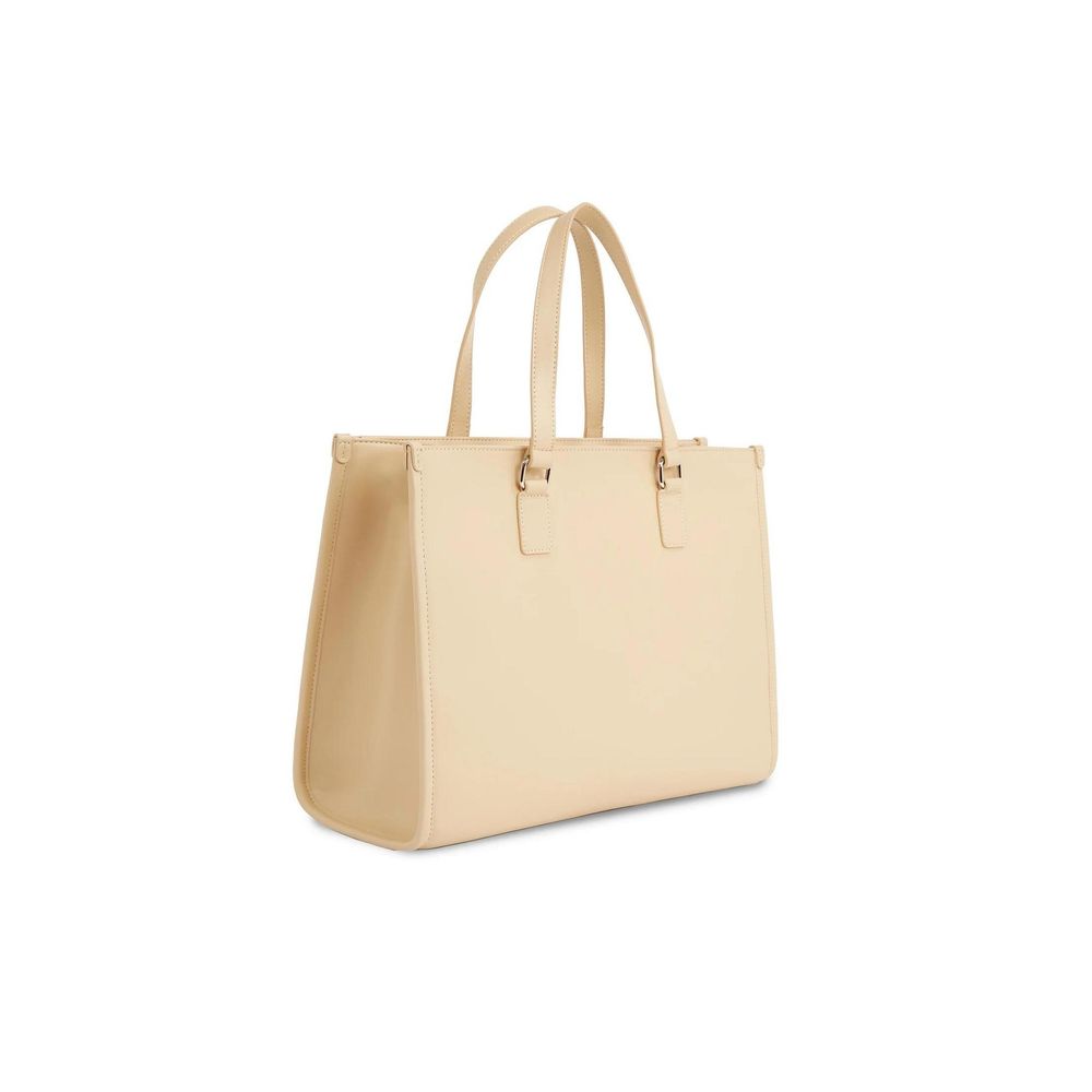 Tommy Hilfiger Beige Polyethylene Handbag