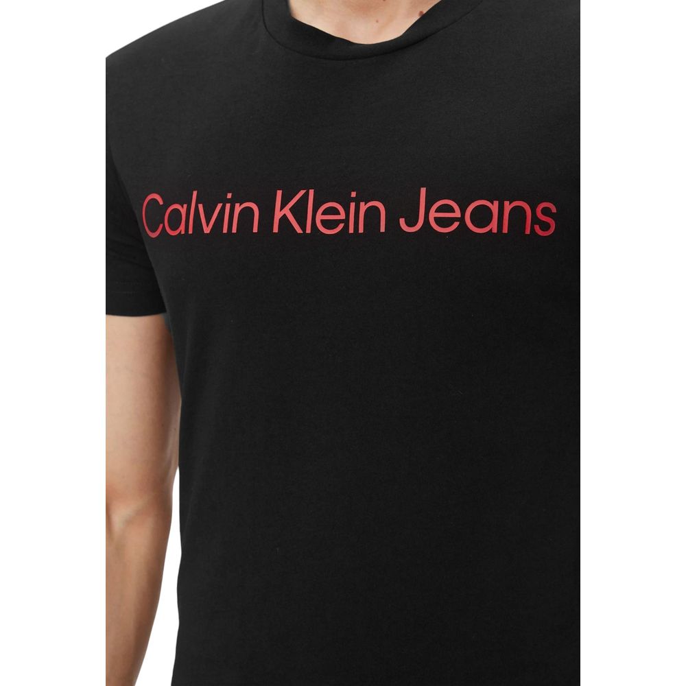 Calvin Klein Jeans Δίχρωμο Βαμβακερό T-Shirt