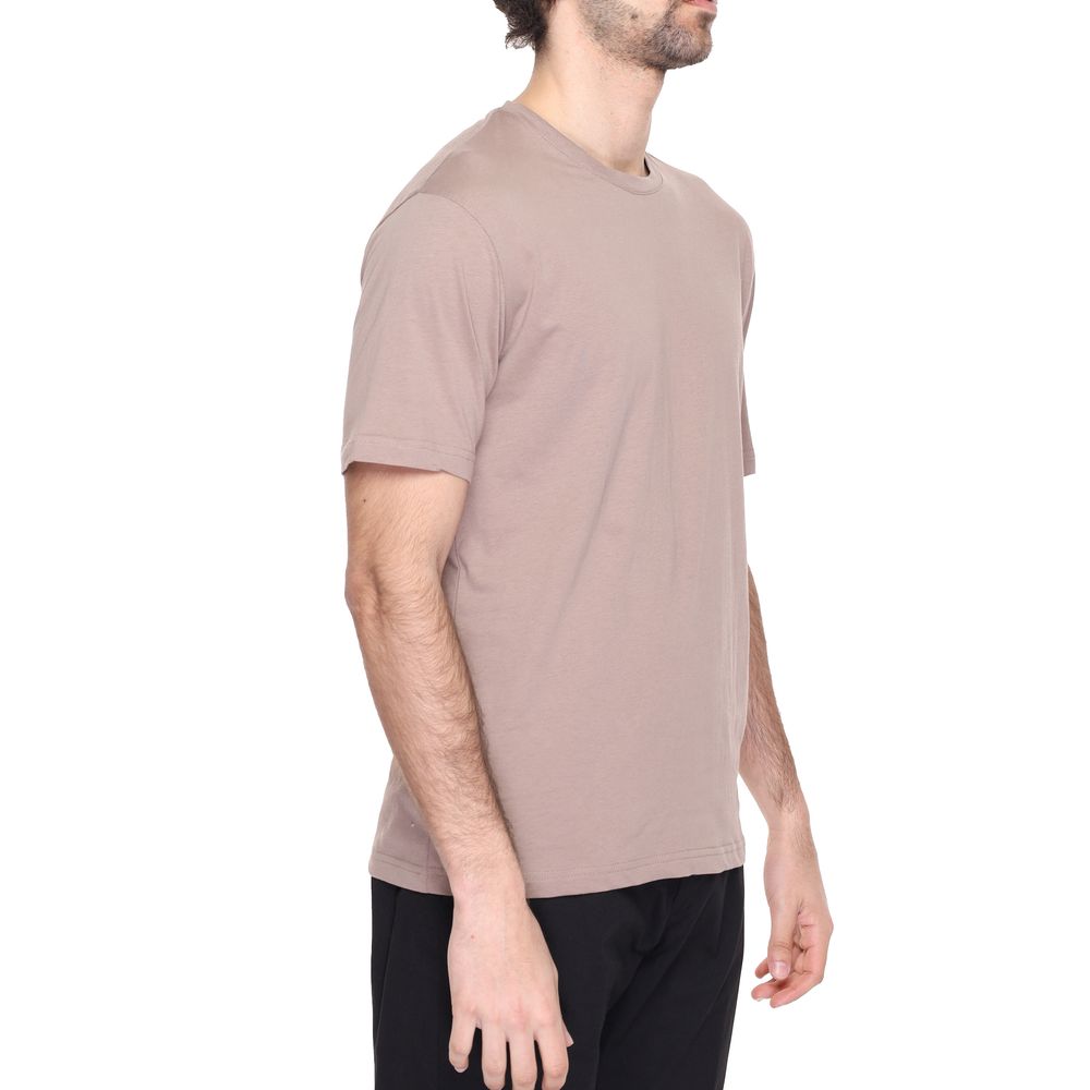 Γκρι Βαμβακερό T-Shirt Gianni Lupo