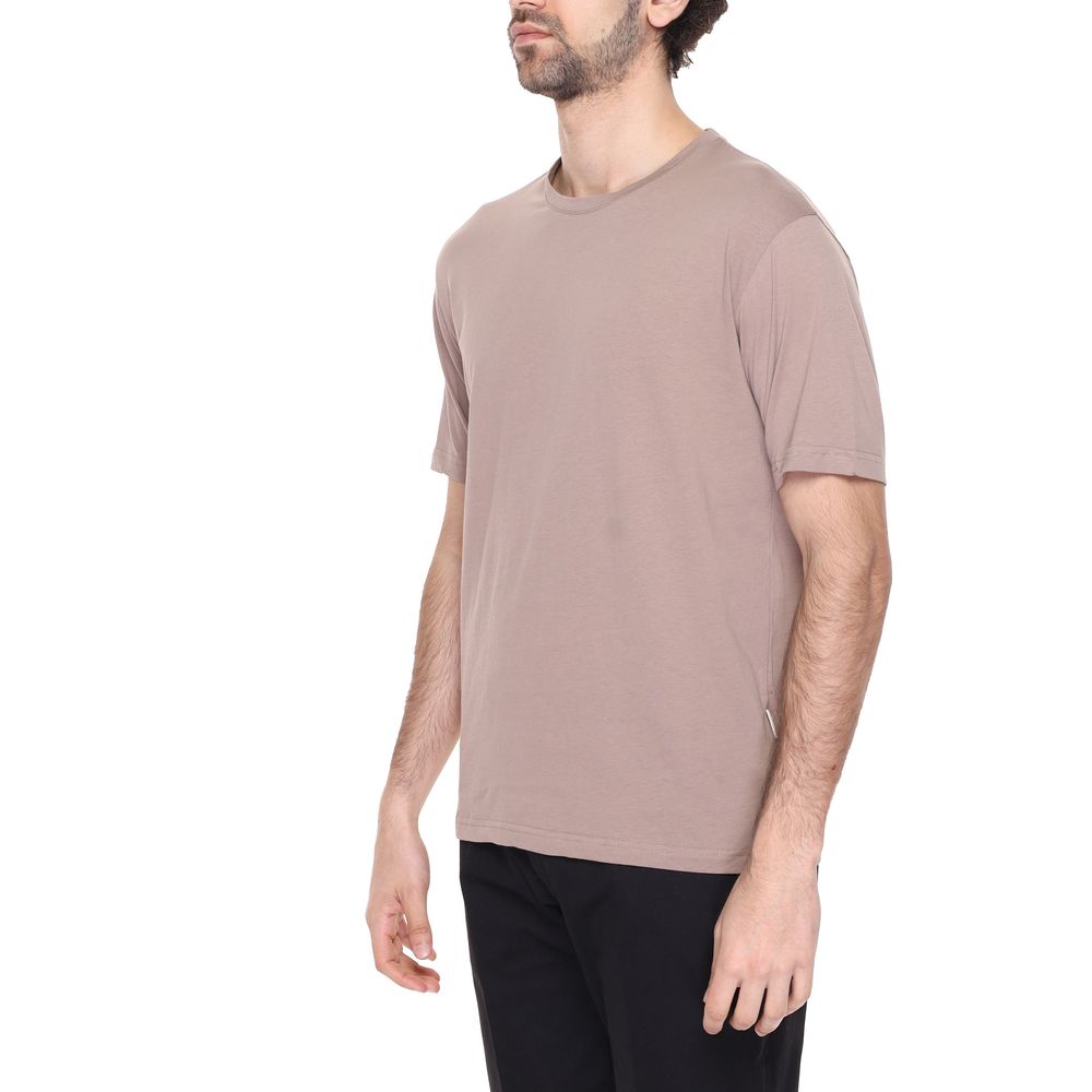 Γκρι Βαμβακερό T-Shirt Gianni Lupo